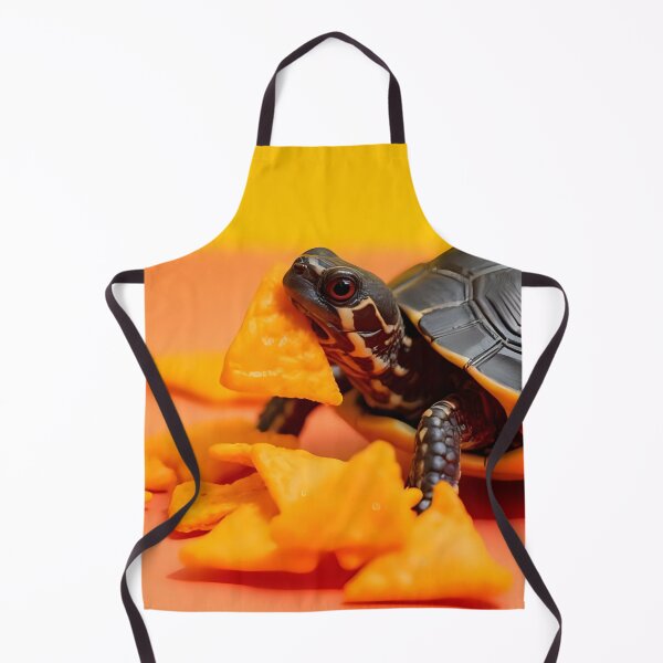 Item preview, Cheesy Dorito Turtle – Funny Animal Snack Art designed and sold by NuveMood.