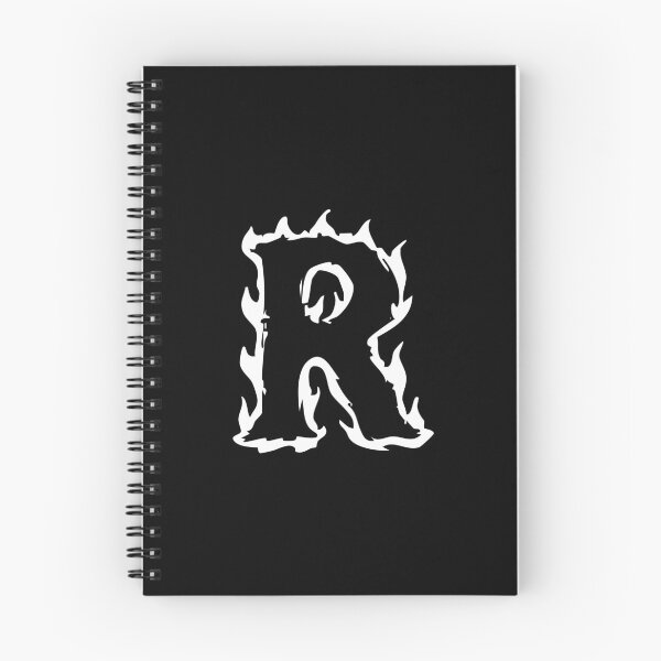 Item preview, Flaming R Letter Monogram –  White Edition  designed and sold by uncoXab.