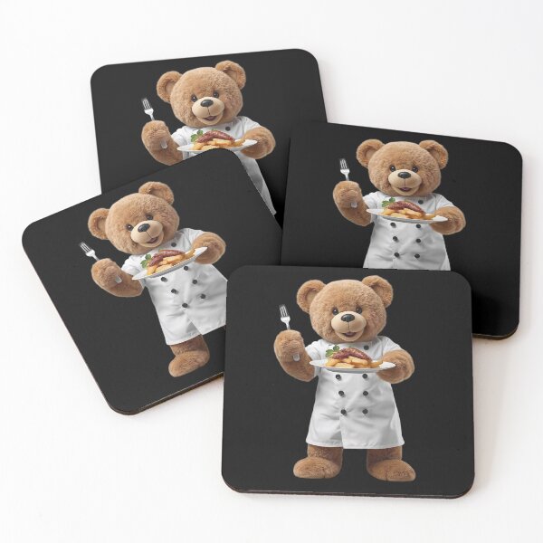Item preview, Cute Bear „Andrew” master cook delicious restaurant  designed and sold by Tattoo-Shirt Designer .
