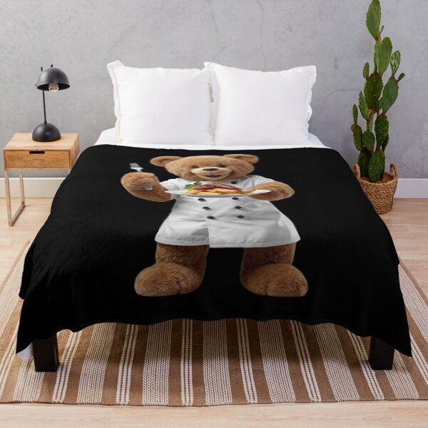 Item preview, Cute Bear „Andrew” master cook delicious restaurant designed and sold by Tattoo-Shirt Designer .
