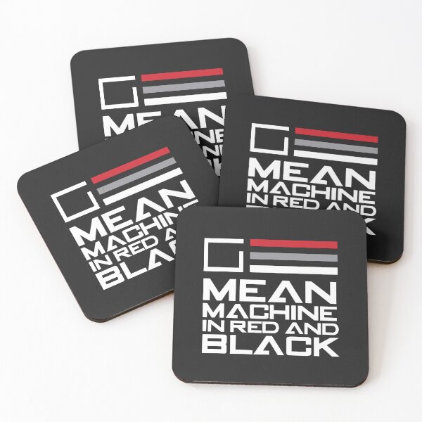 Item preview, UGA Football, Mean Machine in Red and Black, Trendy and Cool Uniform Patch designed and sold by PUSH Proper Prints.