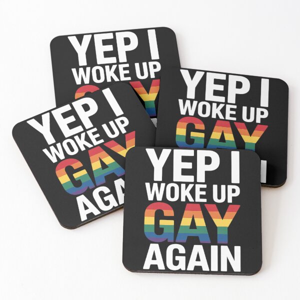 Item preview, Woke Up Gay - Pride Rainbow Queer Gay CSD Party LGBTQ  designed and sold by Charidana.