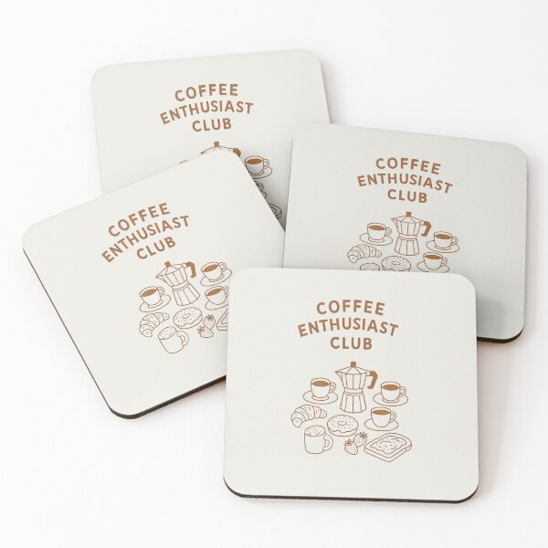 Item preview, Coffee Enthusiast Club – Cozy Breakfast Coffee Illustration designed and sold by SuccessHunters.