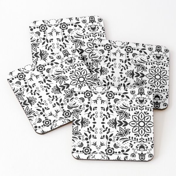 Item preview, black and white Indian pattern  designed and sold by Anisha  Vaz.