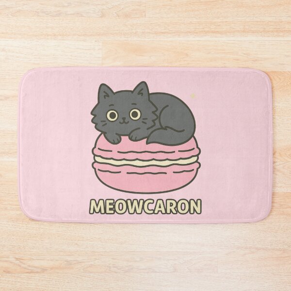 Item preview, Meowcaron – Cute Cat in Pink Macaron designed and sold by wwshd.