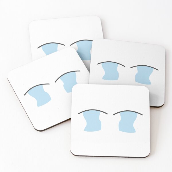 Item preview, Crying Face Emoji - Minimalist Tear Drop Line Art designed and sold by Vector Woofs.