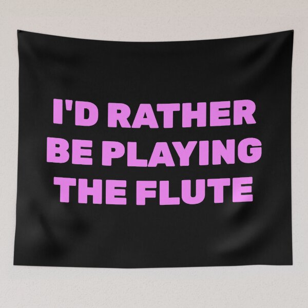 Item preview, Flautist funny designed and sold by Inspirationmotivation.
