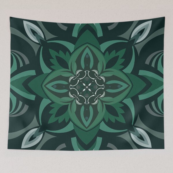 Item preview, Green shower curtain designed and sold by Christopher Poe.