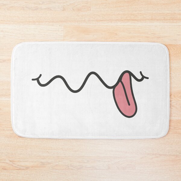 Item preview, "Mmm" with Hanging Tongue - Silly Yum Face designed and sold by Vector Woofs.