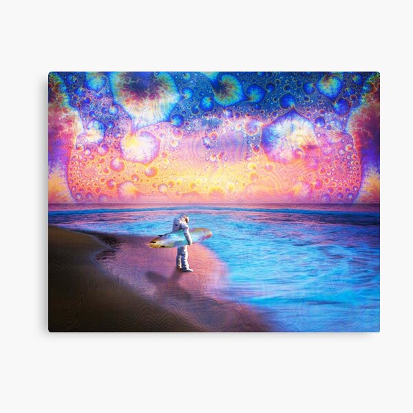 Space Surfer Canvas Print