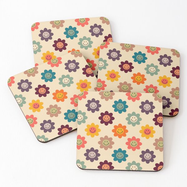 Item preview, Retro flowers in Mid-Century Modern 60s - Sunflowers  designed and sold by SkeletonsDanger.