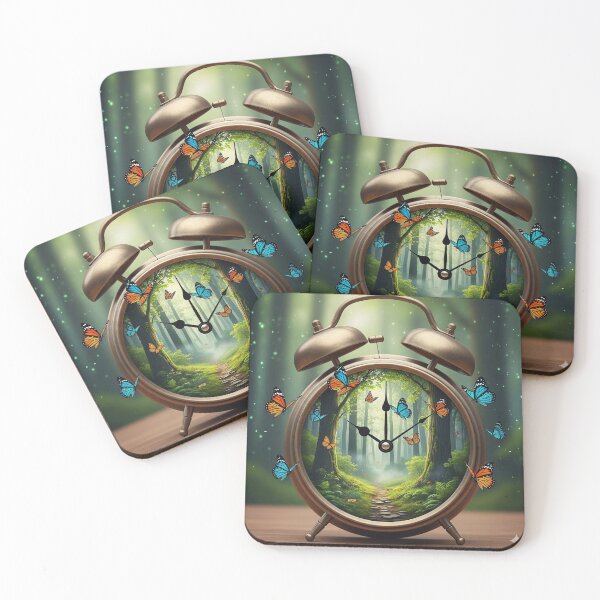 Item preview, The Enchanted Forest Clock designed and sold by 0penvimark.