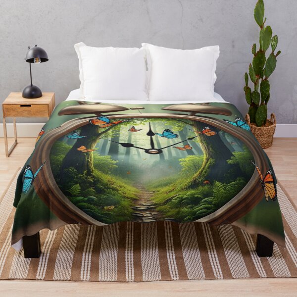 Item preview, The Enchanted Forest Clock designed and sold by 0penvimark.