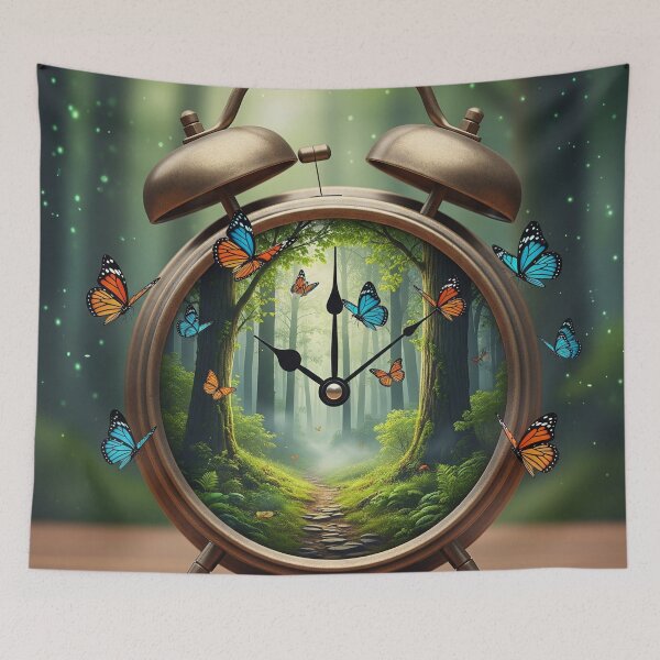 Item preview, The Enchanted Forest Clock designed and sold by 0penvimark.
