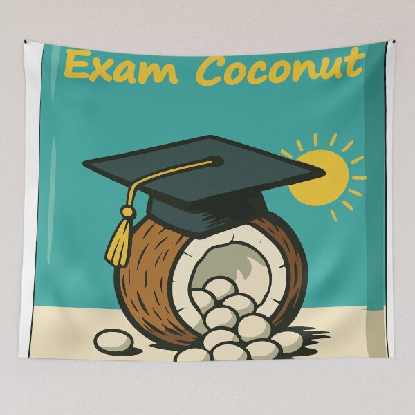Item preview, Student Exam Coconut designed and sold by CheriTanya.