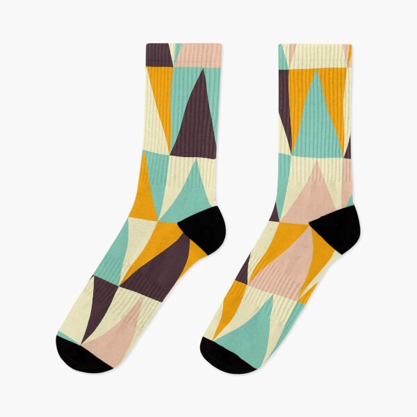 Item preview, Retro Geometric in Mid-Century Modern 70s - Triangles engineering  designed and sold by SkeletonsDanger.