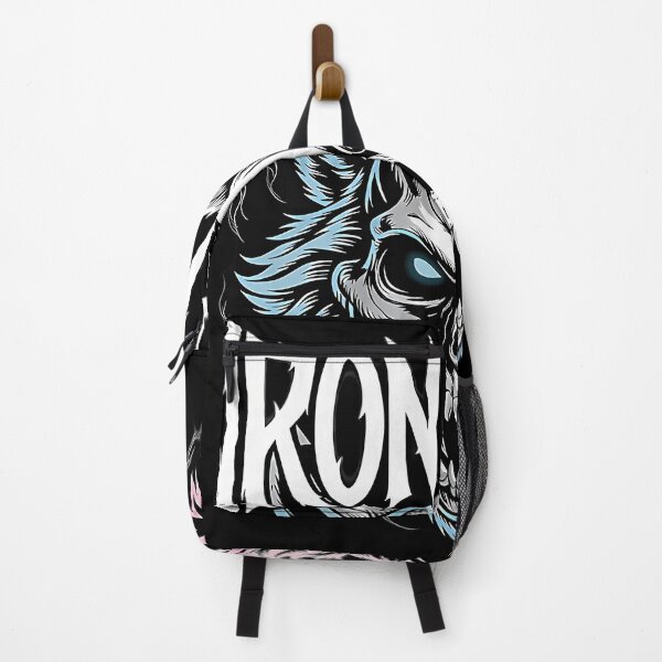 Item preview, Iron Howls  Monochrome Wolf Skull Rock 834 designed and sold by Taylronin.