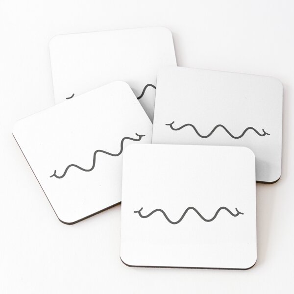 Item preview, "Mmm" Mouth - Thinking Face - Minimalist Expression designed and sold by Vector Woofs.