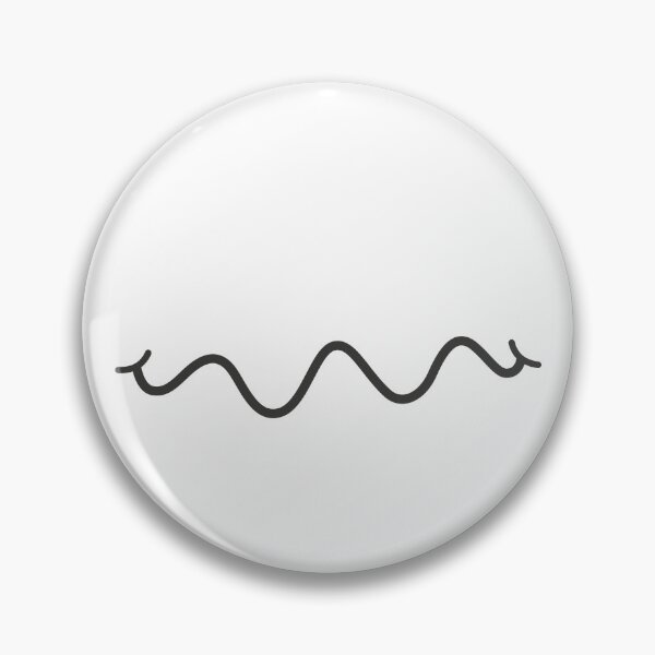 Item preview, "Mmm" Mouth - Thinking Face - Minimalist Expression designed and sold by Vector Woofs.