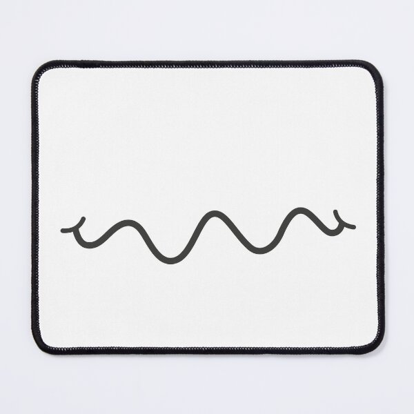 Item preview, "Mmm" Mouth - Thinking Face - Minimalist Expression designed and sold by Vector Woofs.