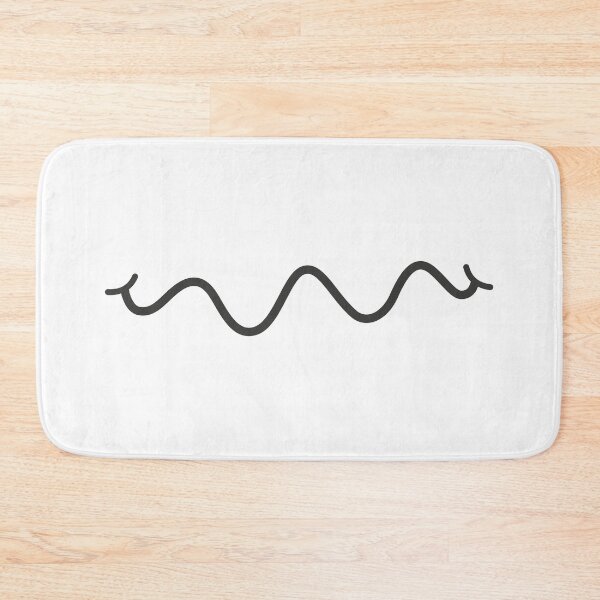 Item preview, "Mmm" Mouth - Thinking Face - Minimalist Expression designed and sold by Vector Woofs.
