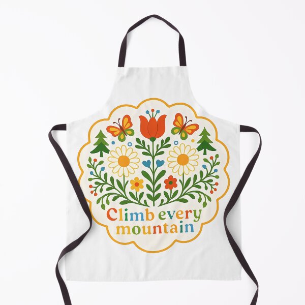 Artikelvorschau, Climb Every Mountain Blumenmedaillon - Skandinavische Volkskunst von heidiannemorris © entworfen und verkauft von FOLK ART FUSION by heidiannemorris.
