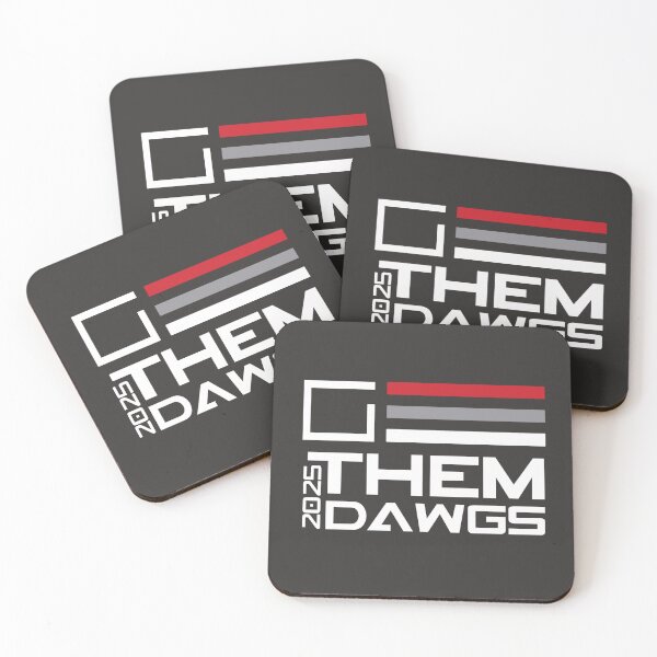 Item preview, 2025 Georgia Football, Them Dawgs Stacked Patch, Go Dawgs Sic Em designed and sold by PUSH Proper Prints.