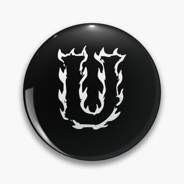 Item preview, Flaming U Letter Monogram –  White Edition  designed and sold by uncoXab.