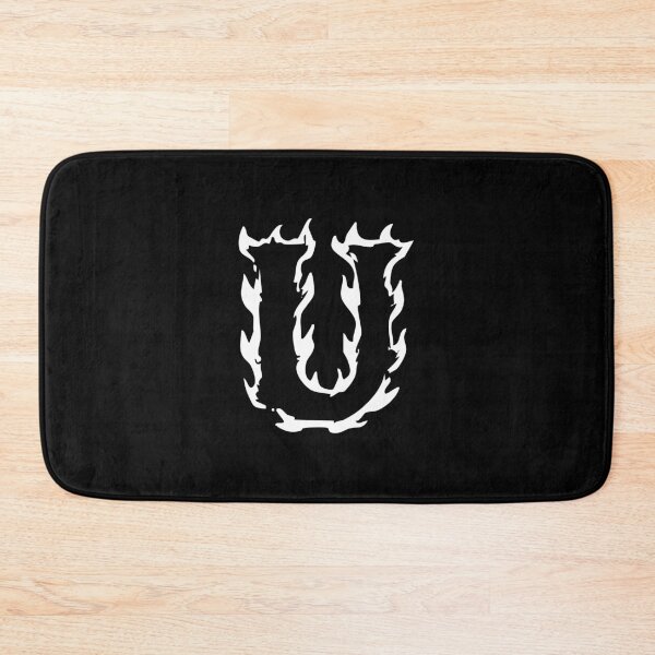 Item preview, Flaming U Letter Monogram –  White Edition  designed and sold by uncoXab.