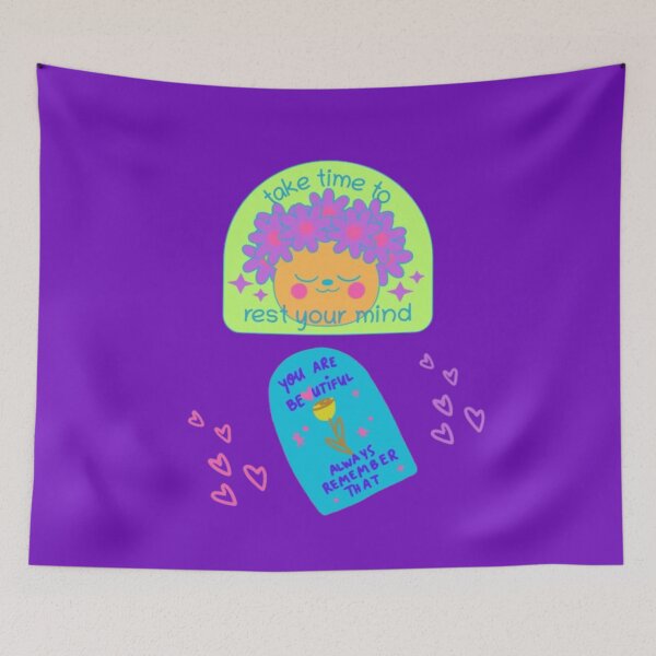 Item preview, “Take time to rest your mind. You are beautiful, always remember that'' designed and sold by SolenyaStudio.
