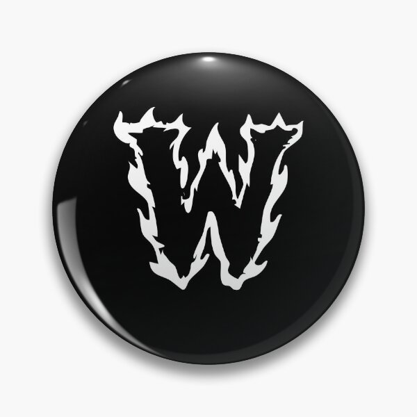 Item preview, Flaming W Letter Monogram –  White Edition designed and sold by uncoXab.