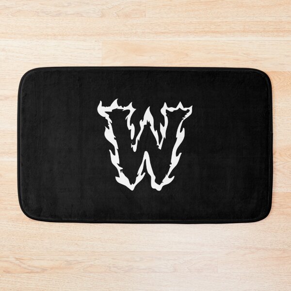 Item preview, Flaming W Letter Monogram –  White Edition designed and sold by uncoXab.