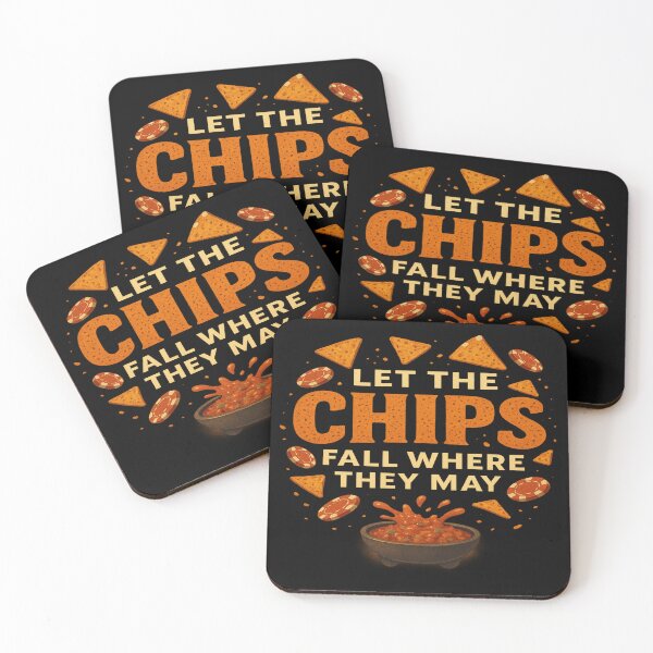Item preview, Let the Chips Fall Where They May Funny Nacho Poker T-Shirt designed and sold by POD DYNASTY.