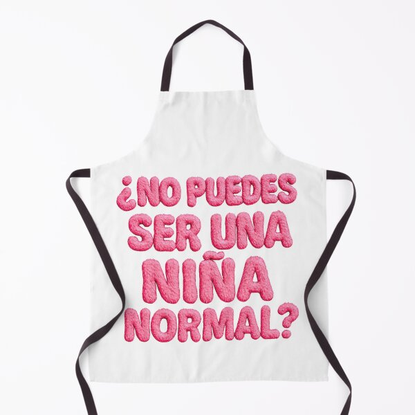 Item preview, No puedes ser una niña normal? – Pink Furry Bubble Letters designed and sold by ChingonaThreads.