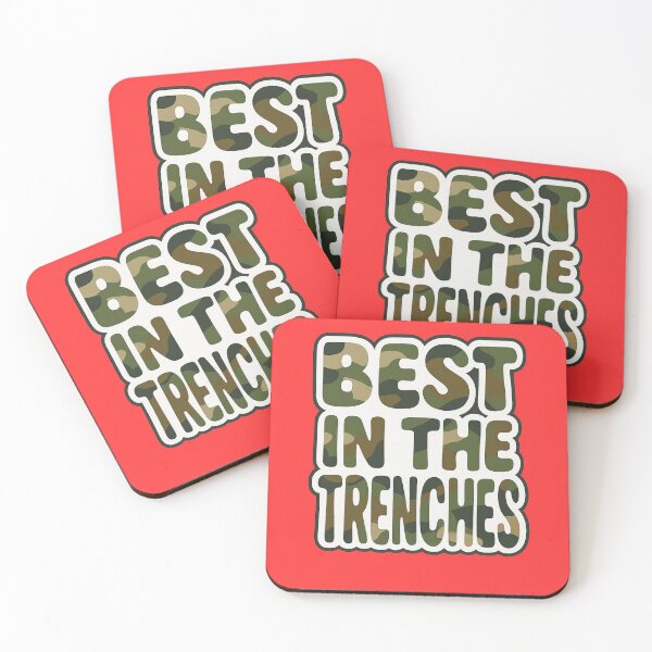 Item preview, Best In The Trenches Motivation Quote  designed and sold by ArtComixHaven.