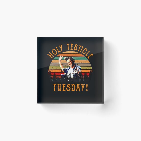 Item preview, Holy Testicle Tuesday! Jim Carrey Vintage Birthday Christmas  designed and sold by DoloresGeorgia.