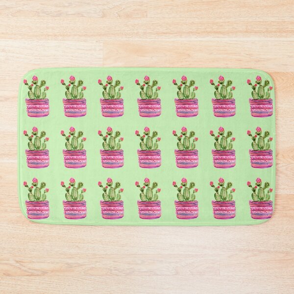 Item preview, Desert Cactus in Colorful pot Watercolor designed and sold by GwendolynLee.