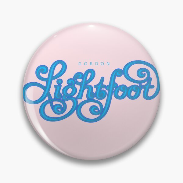 Item preview, Gordon Lightfoot Retro Script Design | Limited Edition designed and sold by ThaddeusDenner.