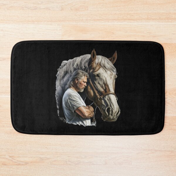 Item preview, Realistic Man and Horse Bond Portrait designed and sold by Apex Designs.