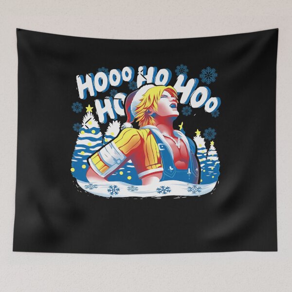 Item preview, HOOO HO HOO Tidus Ríe Noticias alegres Final Fantasy X FFX designed and sold by DoloresGeorgia.