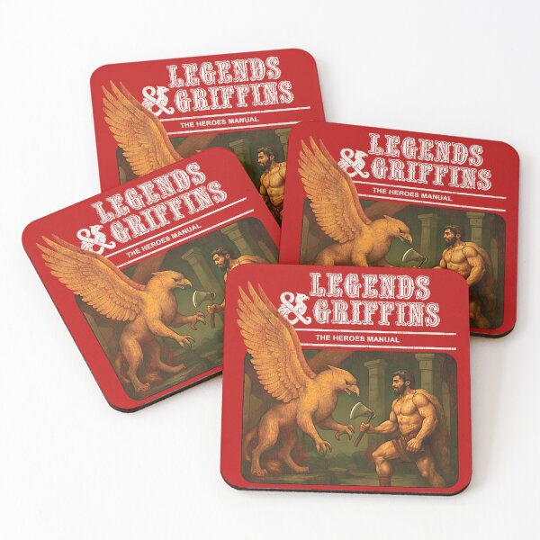 Item preview, Legends & Griffins Heroes Manual Worn designed and sold by Alema Art.