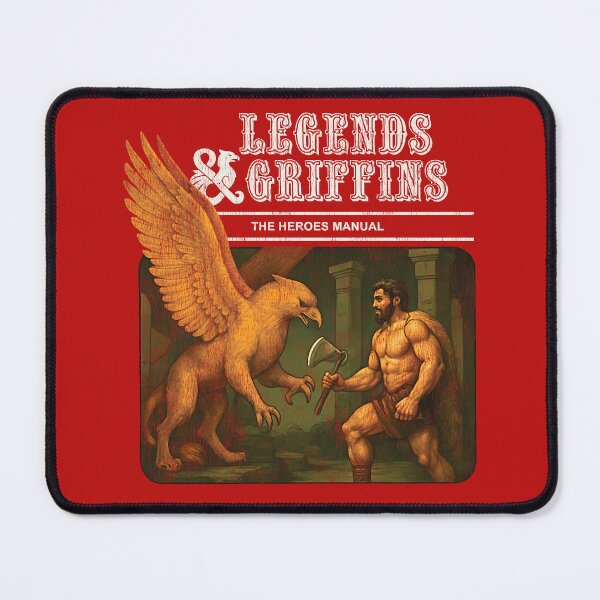 Item preview, Legends & Griffins Heroes Manual Worn designed and sold by Alema Art.