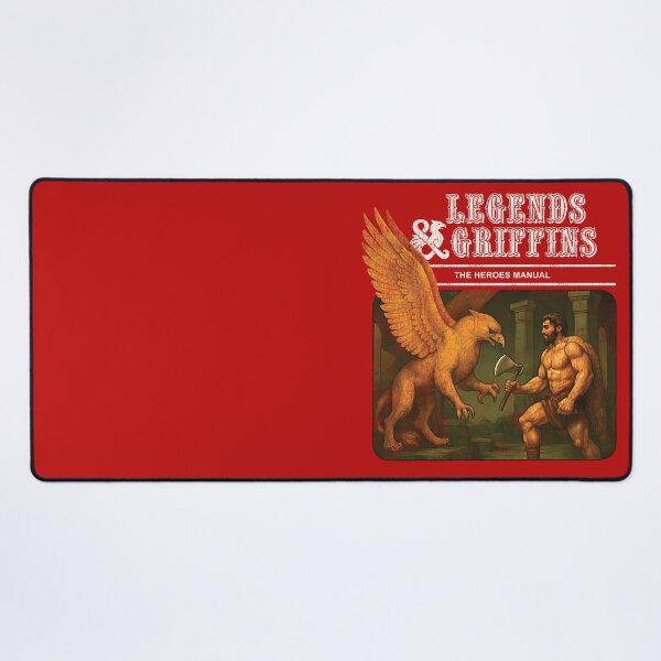 Item preview, Legends & Griffins Heroes Manual Worn designed and sold by Alema Art.