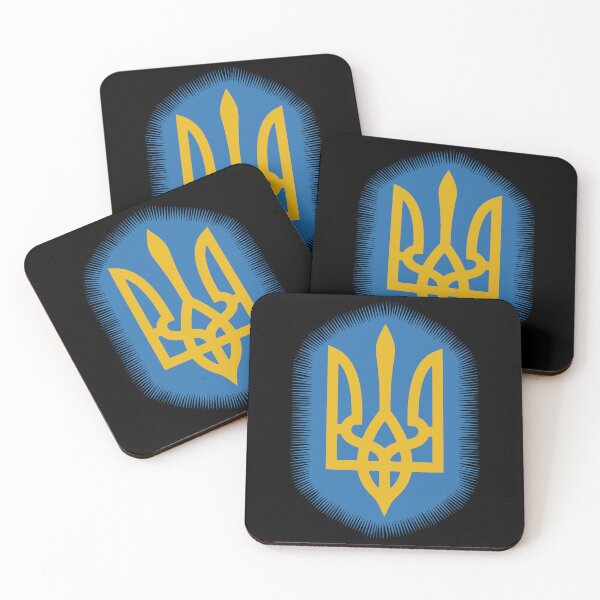 Item preview, Ukraine Trident Emblem Radiant Ukrainian Coat Arms Badge designed and sold by cabana.space.