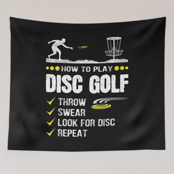 Item preview, How To Play Disc Golf Frisbee Disc Golfer Humor Disc Golfing  designed and sold by DoloresGeorgia.