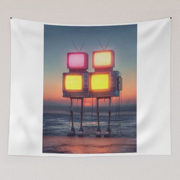 Item preview, "Sunset & Chill: Broadcast from the Beach Dimension" designed and sold by Print Fiction.
