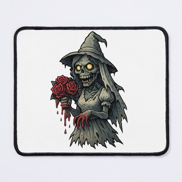 Item preview, Zombie Bride with Torn Dress and Bloody Roses designed and sold by Everyday Motif.