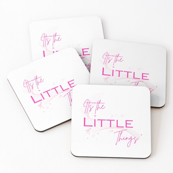 Item preview, Its the little things Aesthetic Text Art designed and sold by munchkinstitch.