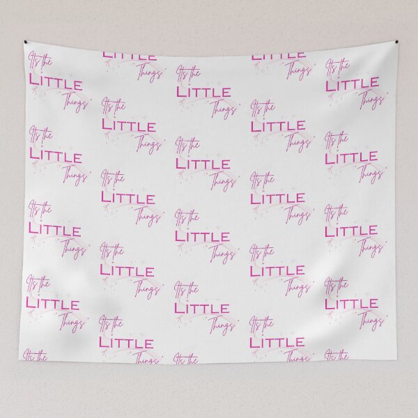 Item preview, Its the little things Aesthetic Text Art designed and sold by munchkinstitch.