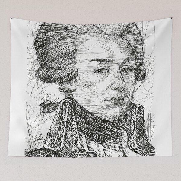 Item preview, LAFAYETTE ink portrait designed and sold by lautir.